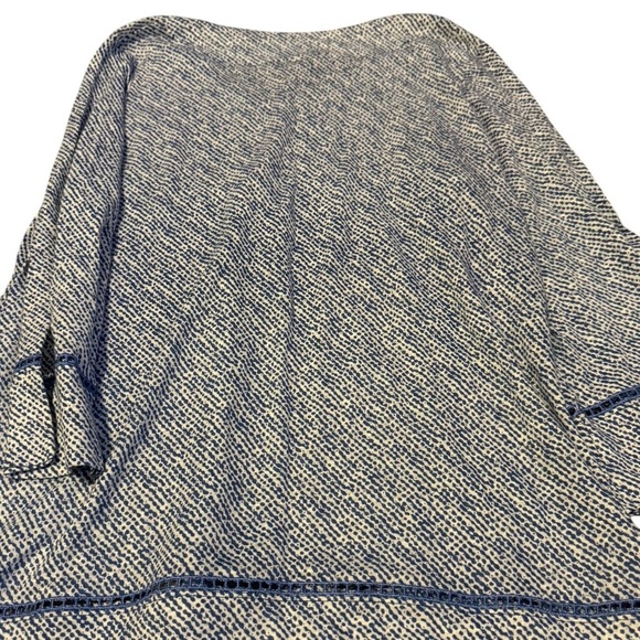 Pendleton Blue and White Knit Blouse - Picture 3 of 7